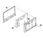Sony KDL-40S2000 cabinet parts 4 diagram