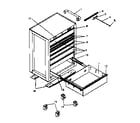 Craftsman 706598944 cabinet parts diagram