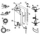 American Water Heaters FG6140S403NO water heater diagram