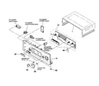 Sony STR-DG500 cabinet parts 1 diagram