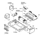 Sony STR-DG500 cabinet parts 3 diagram