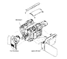 Sony DCR-HC26 cabinet parts diagram