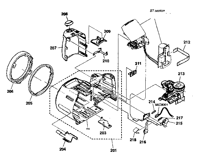 Cabinet front parts