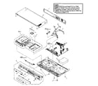 Panasonic DMR-ES15P cabinet parts diagram