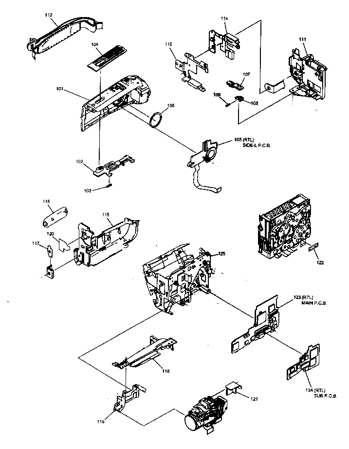 Frame/casing assy 2