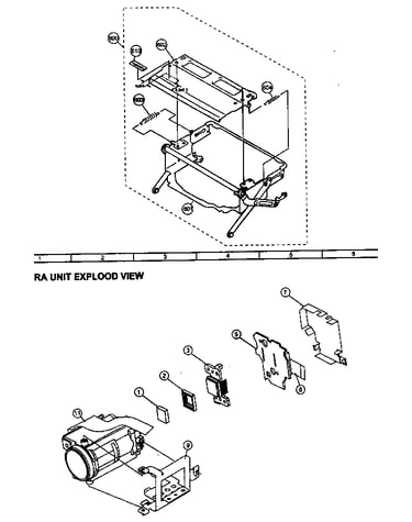 Cassette control/camera unit