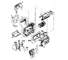 Panasonic PV-DV151-K cabinet parts diagram