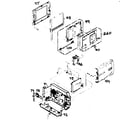 Panasonic PV-DV151-K side case r/lcd assy diagram