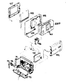 Side case r/lcd assy