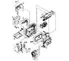 Panasonic PV-DV601 cabinet parts diagram