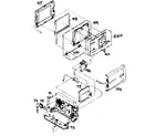 Panasonic PV-DV601 side case r/lcd assy diagram