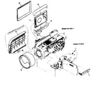 Sony DCR-SR100 cabinet parts 1 diagram