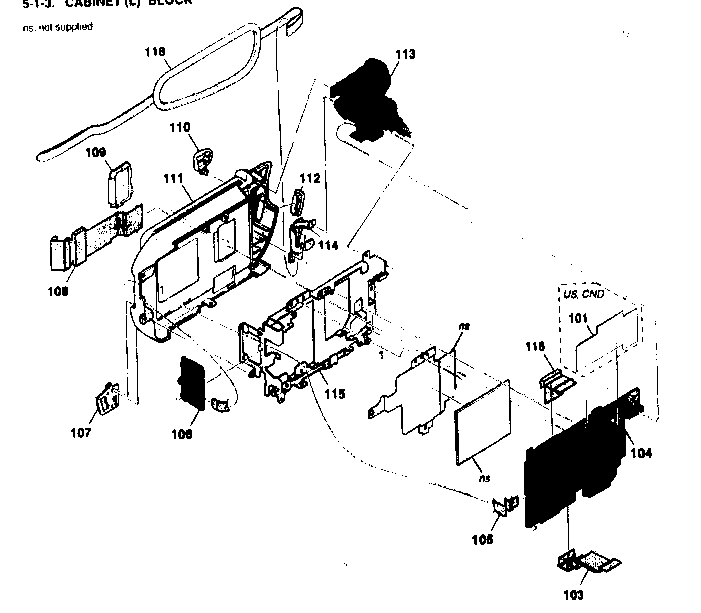 Cabinet l block