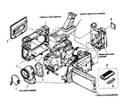 Sony DCR-TRV900 cabinet parts diagram