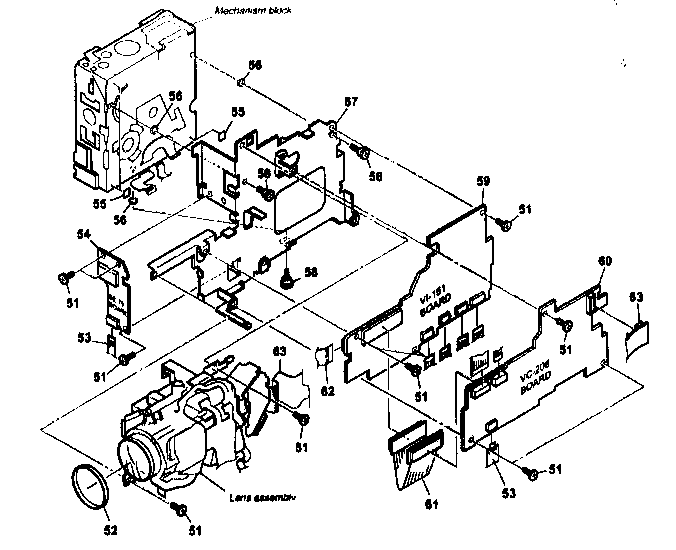 MECH FRAME ASSY