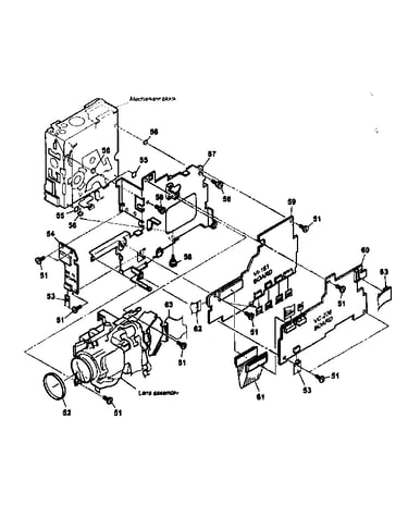 Mech frame assy