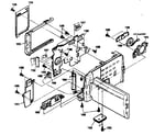 Sony DCR-TRV900 cabinet r assy diagram