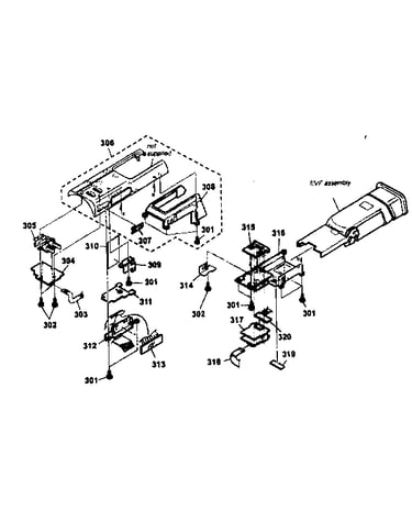 Cabinet upper assy