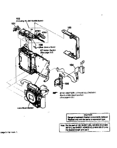 Cabinet top assy
