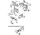 Hitachi VM-D875LA cabinet parts 2/evf assy diagram