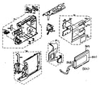 JVC GR-AXM250UC cabinet parts 2 diagram