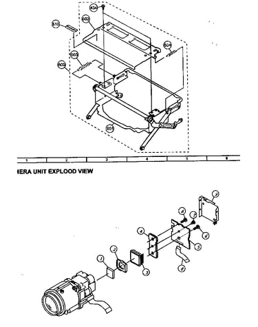 Cassette control/camera unit