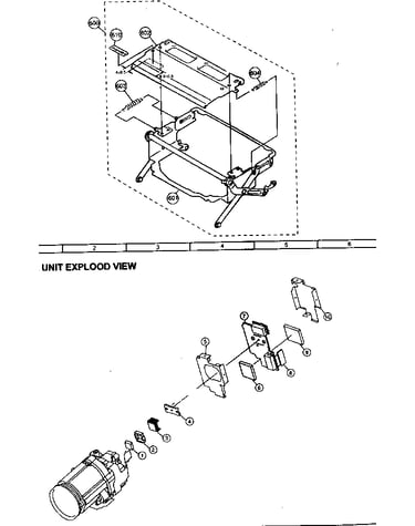 Cassette control/camera unit