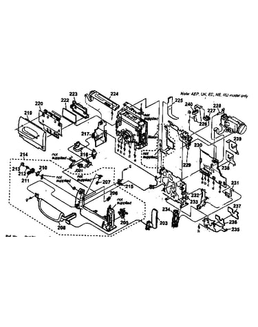 Cabinet l block/main boards