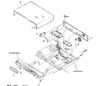 Sony HCD-DX155 cabinet parts diagram