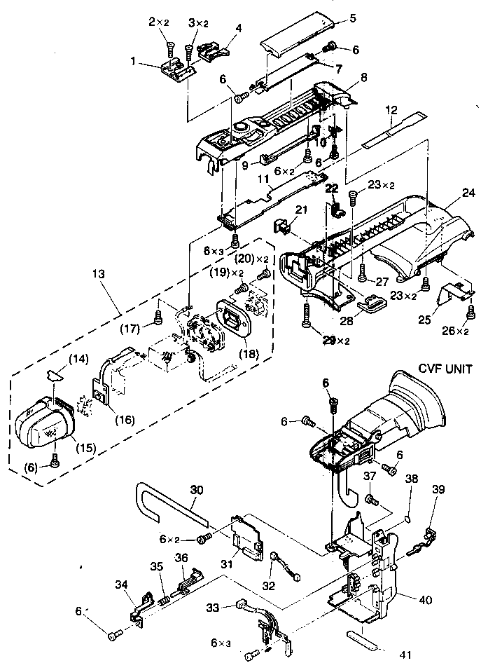 Hand rear cover