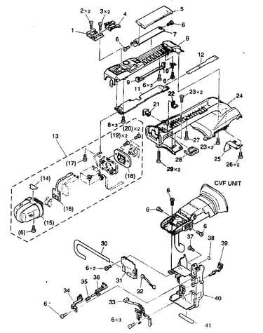 Hand rear cover