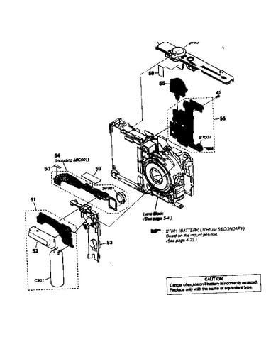 Cabinet upper block