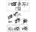 JVC GR-AXM18US cabinet parts 1 diagram