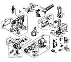 JVC GR-SXM540U cabinet parts diagram