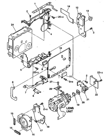 Camera/recorder assy