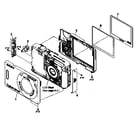 Sony DSC-W70 cabinet block diagram