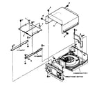 Sony CDP-CX455 cabinet parts diagram