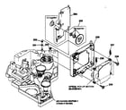 Sony CDP-CX455 mechanism assy 2 diagram