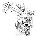 Sony CDP-CX455 mechanism assy 3 diagram