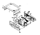 Sony STR-DG800 cabinet parts diagram