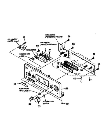 Front panel assy