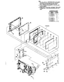 R shaft case/lcd assy