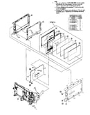 R shaft case/lcd assy