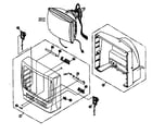 Panasonic PV-DM2794 cabinet parts diagram