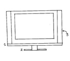 Samsung LNS4041D cabinet parts diagram