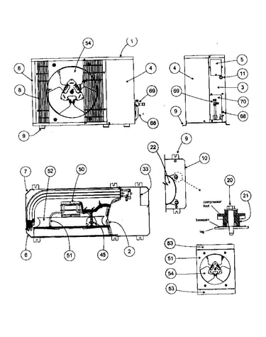 Outside cabinet parts
