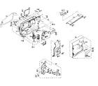 JVC GR-SXM321U cabinet parts diagram