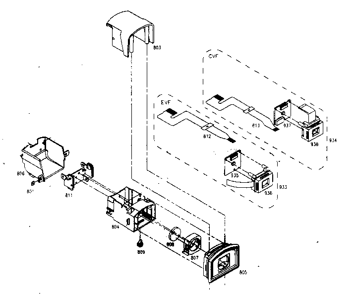 Evf/cvf assy