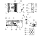 Carrier 38HDR018300 outside cabinet parts diagram