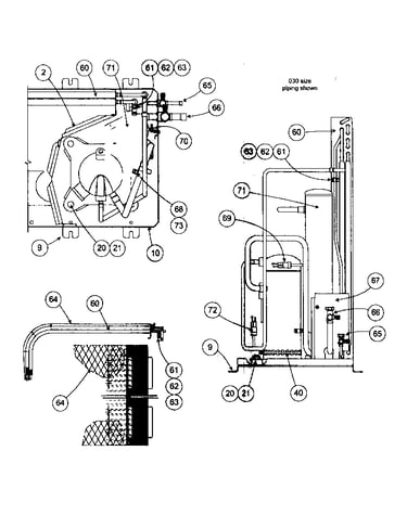 Inside cabinet parts